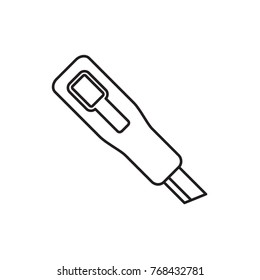 cutter icon illustration isolated vector sign symbol