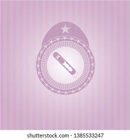 cutter icon inside badge with pink background