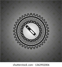 cutter icon inside black emblem