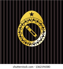 cutter icon inside shiny emblem
