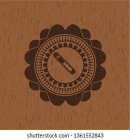 cutter icon inside wooden signboards