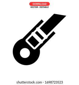 cutter icon or logo isolated sign symbol vector illustration - high quality black style vector icons
