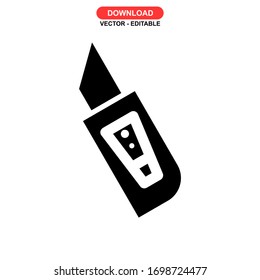 cutter icon or logo isolated sign symbol vector illustration - high quality black style vector icons
