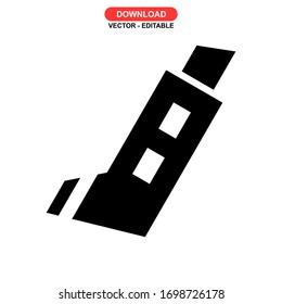 cutter icon or logo isolated sign symbol vector illustration - high quality black style vector icons
