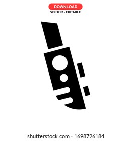 cutter icon or logo isolated sign symbol vector illustration - high quality black style vector icons
