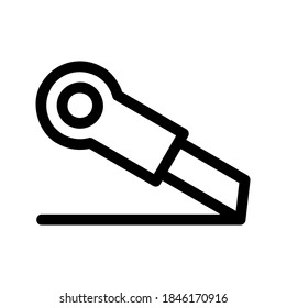 Cutter icon or logo isolated sign symbol vector illustration - high quality black style vector icons
