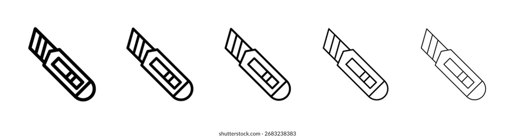 Icono del cortador para el concepto móvil y el Diseño web.