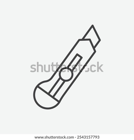 Cutter icon set. vector illustration.