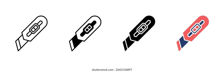 Cutter icon sheet multiple style collection