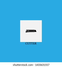 cutter icon sign signifier vector