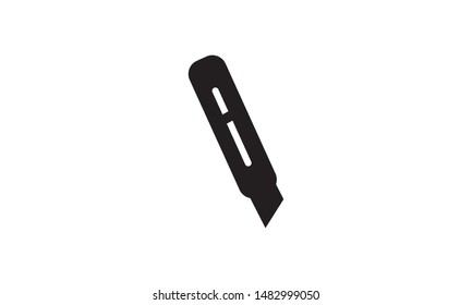 Cutter icon simple construction sign vector illustration