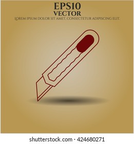 Cutter icon or symbol
