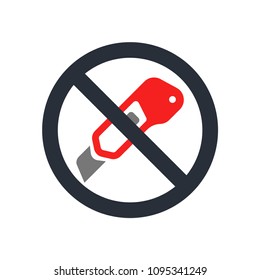 Cutter icon. Cutter symbol for your design, logo, UI. Vector illustration.