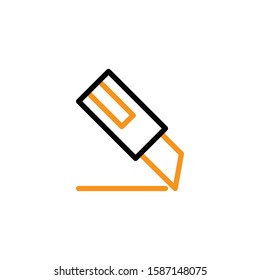 Cutter icon template. Vector illustration 