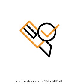 Cutter icon template. Vector illustration 