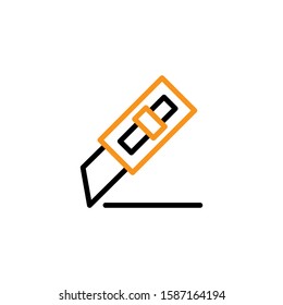 Cutter icon template. Vector illustration 