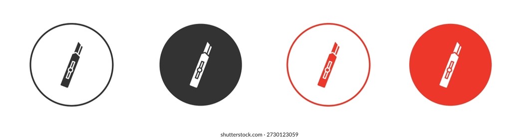 Ícone de cortador para ui ou ux isolado em branco para aplicativo móvel, editável