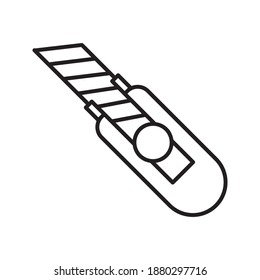 Cutter icon vector design template illustration on white background
