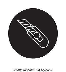Cutter icon vector design template illustration on white background