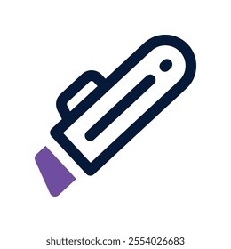 cutter icon. vector dual tone icon for your website, mobile, presentation, and logo design.