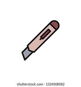Cutter Icon Vector Illustration in Flat Style for Any Purpose