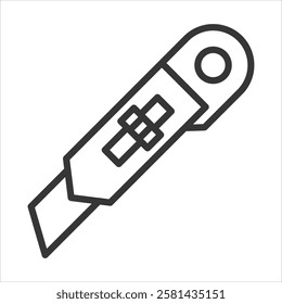 Cutter Icon Vector Illustration Outline
