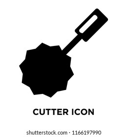 Cutter icon vector isolated on white background, Cutter transparent sign , food symbols