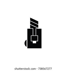 Cutter icon vector logo design illustration