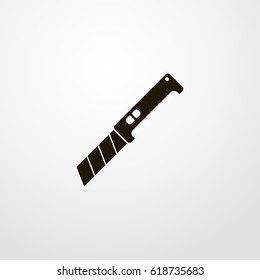 cutter icon. vector sign symbol on white background