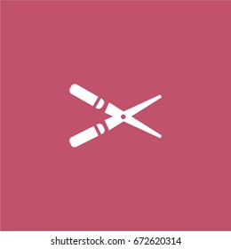 cutter icon. vector sign symbol on white background