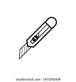 cutter icon vector symbol template