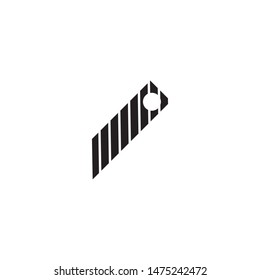 cutter icon vector symbol template