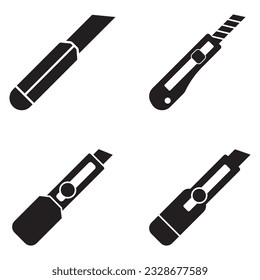 cutter icon vector template illustration logo design