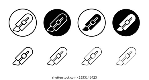 Cutter icon web design in vector