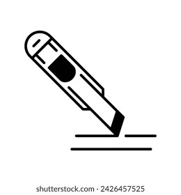 icono de cortador con fondo blanco vector ilustración de stock