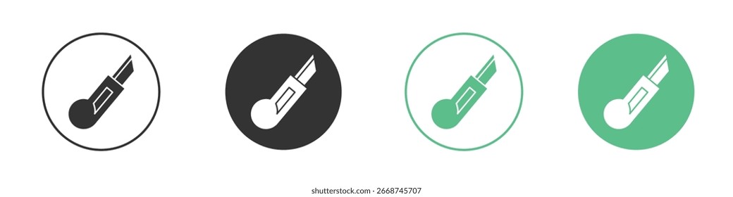Cutter icon for your website or app. eps10