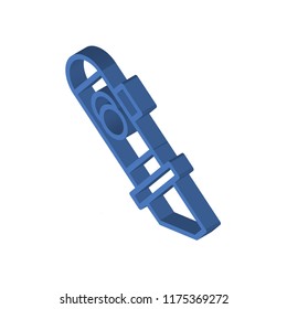 Cutter isometric left top view 3D icon