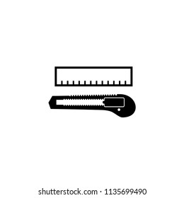 Cutter knife icon templates