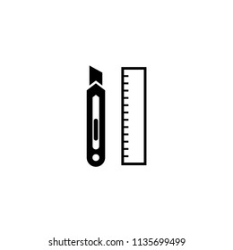 Cutter knife icon templates