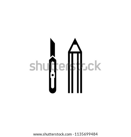 cutter knife icon templates