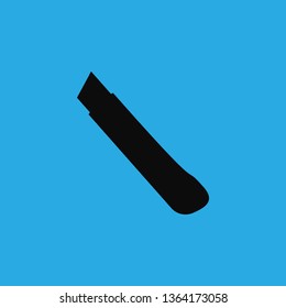 Cutter knife icon vector