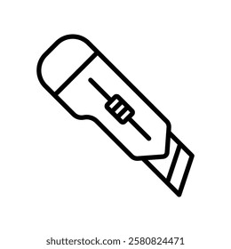 cutter knife icon vector design template simple and clean