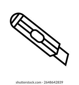 cutter knife icon vector design template in white background