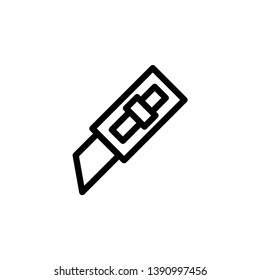 cutter, knife icon vector template