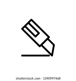 cutter, knife icon vector template