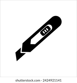 Cuchillo de corte, icono de corte para diseño de sitio web. ilustración vectorial sobre fondo blanco