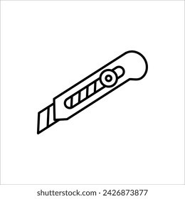 Cutter knife, Cutter icon for website design. vector illustration on white background