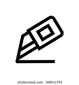 Cutter knife line icon. Pixel perfect fully editable vector icon suitable for websites, info graphics and print media.