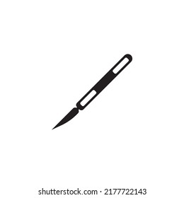 cutter knife - stationery icon vector design template