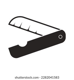 cutter knife - stationery icon vector design template